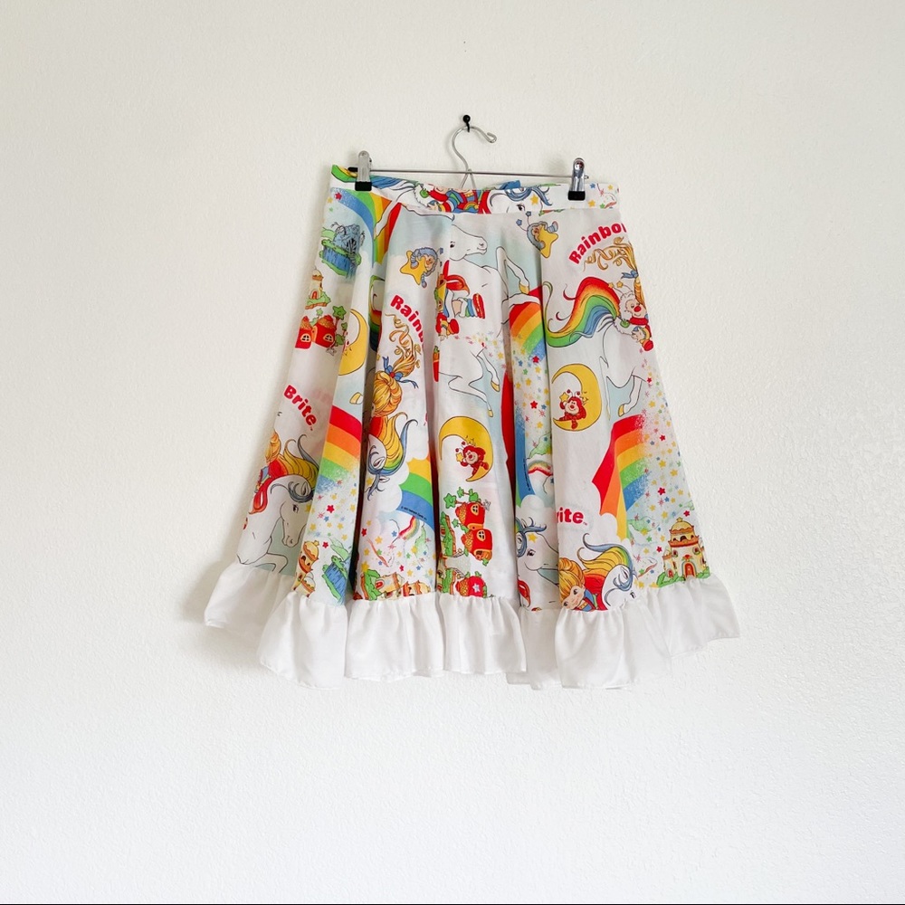 Vintage rainbow brite skirt